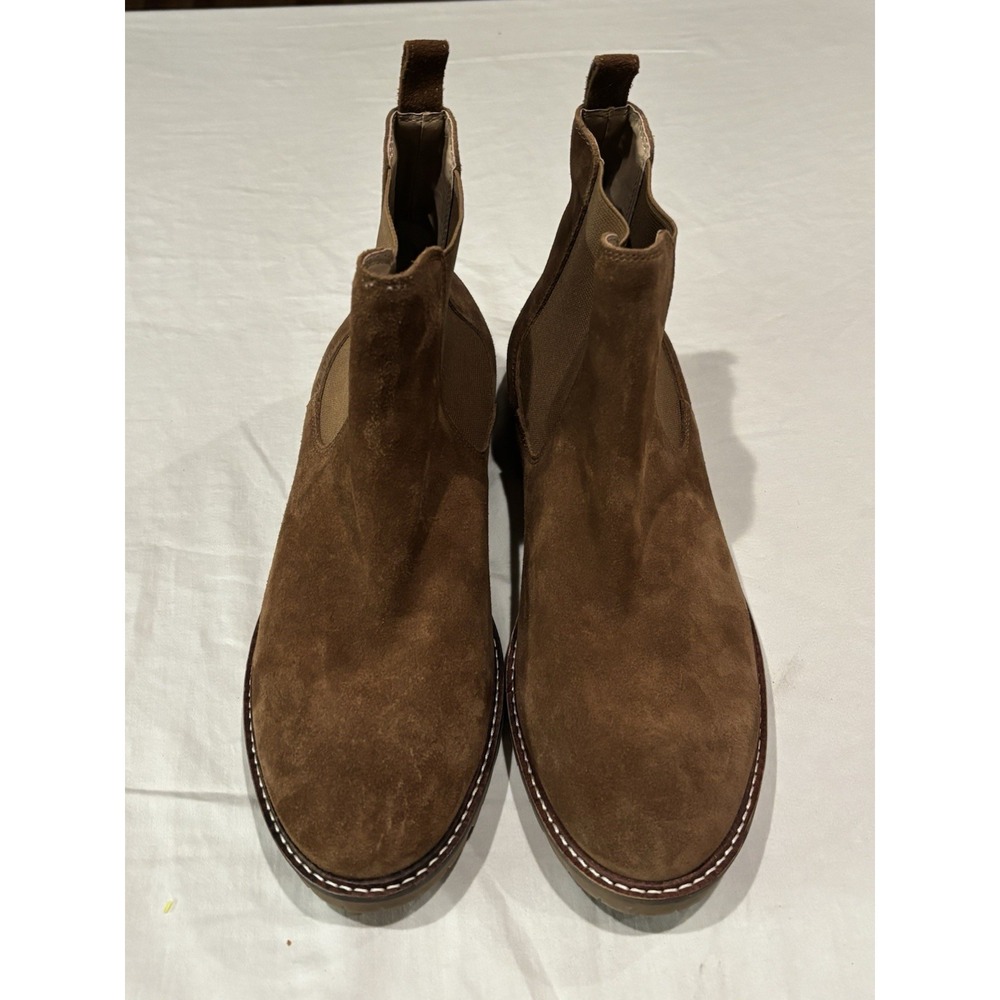 New Steve Madden Drape Chelsea Boots Brown Women's 11